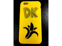 Donkey Kong banana iphone 6 case by West3DP