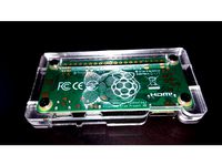Pi zero laser cut case with logo by Ocnarf