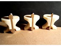 Metal Stamp Pressing Jig - three different sizes 4mm, 6mm, 9.5mm by cncartist