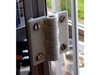 door with hinges and snapper, 3d printed and lasercut by MakerTobey