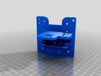 Modular carriage for 40x20 rails - tarantula plate by Langelandsen