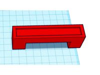 basic square drawer pull with name tape by jonathan_oregon