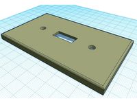Blank Switch Plate by Vyrago