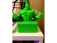 Hulk Piggy Bank by brianor01