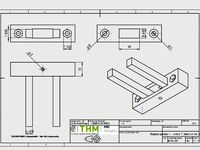 ANET A8 X- axis belt Tensioner (x- Achsen Riemenspanner) M4 by Chimalis