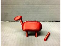 Simple Dinosaur Percussion Scraper by brosslr