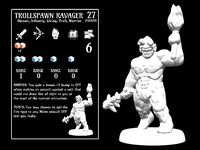 Trollspawn Ravager (18mm scale) by dutchmogul