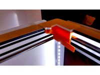 Mark2 Ultimaker2 dual extrusion alternative rail dock by UltiArjan
