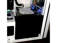 NZXT H440 modding HDD wall by BurabaikA