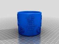 Gung_Hay_Fat_Choy Cup with Rooster Symbol and Stamp of QianLong Emperor by hongkongyau