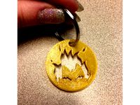 Junkrat key chain by burritoglitch