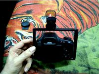 Sony HX300 red dot mount for moving targets by Langschwert
