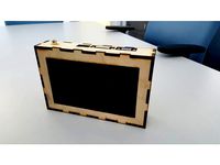 Lasercut frame for 7" Pollin Display by bockaufrock