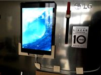iPad mini on the fridge by fns720