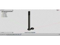 M5 Partial Thread Bolt With Flat Spot for Condac's Geared Bowden Extruder by Sterminare