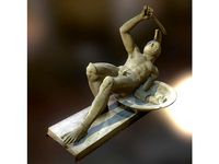 Lying wounded warrior by GeoffreyMarchal