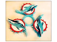 Miami Dolphins Fidget Spinner - Wingnut2k by wingnut2k