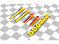 Rubik's Cube Core Pegs by Marcopolo1613