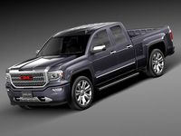 GMC Sierra Denali 2016 3D Model