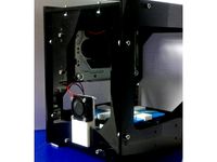 Fan mount for NEJE Laser Engraver by distrubi