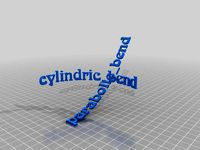 OpenSCAD bend procedures 2017 by bscheshir