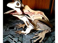 3d puzzle Frog by rius
