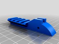 Airsoft AK74u low profile 4.5cm picatinny rail Mk V by Farsspade