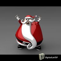 Santa Claus 3D Model
