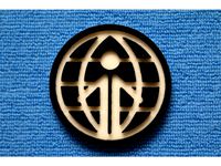 Classic Epcot Logo Coaster - World Showcase by B_Layne