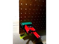 mini-lathe bit holder for 1" pegboard by boredpenguin