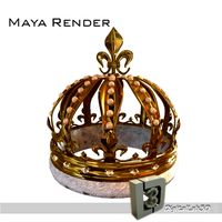 Pearl Crown 3D Model