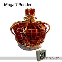 Ruby Crown 3D Model