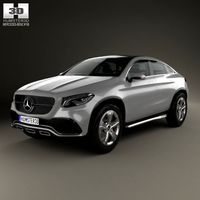 Mercedes-Benz Coupe SUV 2014 3D Model