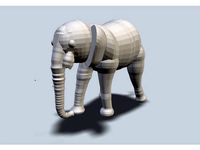 3D Elephant by megvale