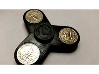 Small League of Legends Icon Hand Spinner with Quarter weights Customizable  by 4EvrXero