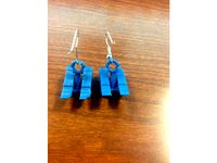 bird earring  by flabbergasted