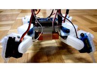 Body and Battery Holder for 006P with TheCase's Mini Quadruped by neo_sahara