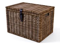 Wicker Rattan Chest Ikea Byholma 3D Model