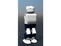 humanoid robot 9g servo by stephaneweg