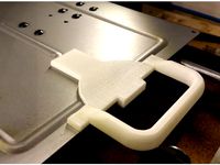 Bed handle for Wanhao Di3 / Monoprice Maker Select v2.1 by xenz