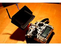 Taranis X9D Monitor Mount by airace3