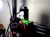 Mounting for the laser module to the 3D printer carriage by Gudini
