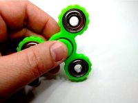 Fidget Spinner 3 planet ribbed by mistertech