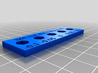 Nut diameter sizer - OpenSCAD by matt_th