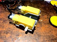 Geared Motor Mount / Bracket by KikiTay