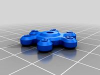 Wanhao i3 Thumbwheel alternative with numbers by P3DPrints
