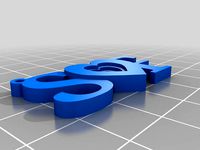 Keychain || Schlüsselanhänger || S&F || S F by FeverFerry1