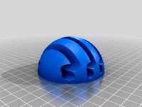 USB 3 Cable Holder Half Sphere by PaxPanz