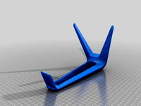 Headphone Stand - Single Plate for Replicator 2 by MAKERFAM