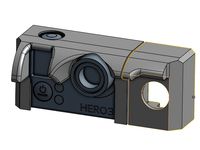 S800 GoPro & FPV Cam Mount by PaulHam